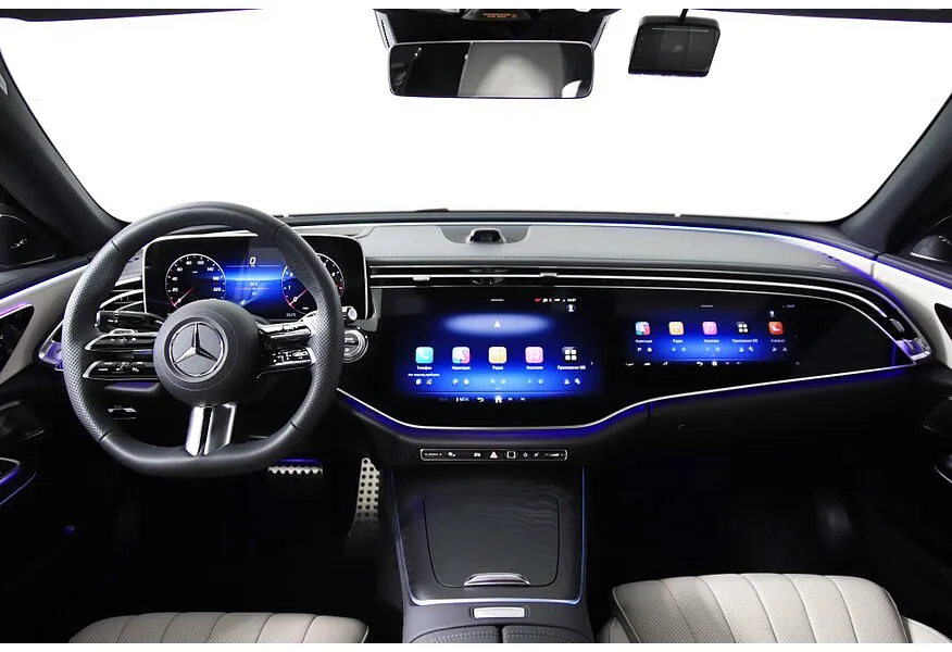 Mercedes-Benz E-Класс E 300 4MATIC (258 л.с.) Черный в АВИЛОН. Слайд №8