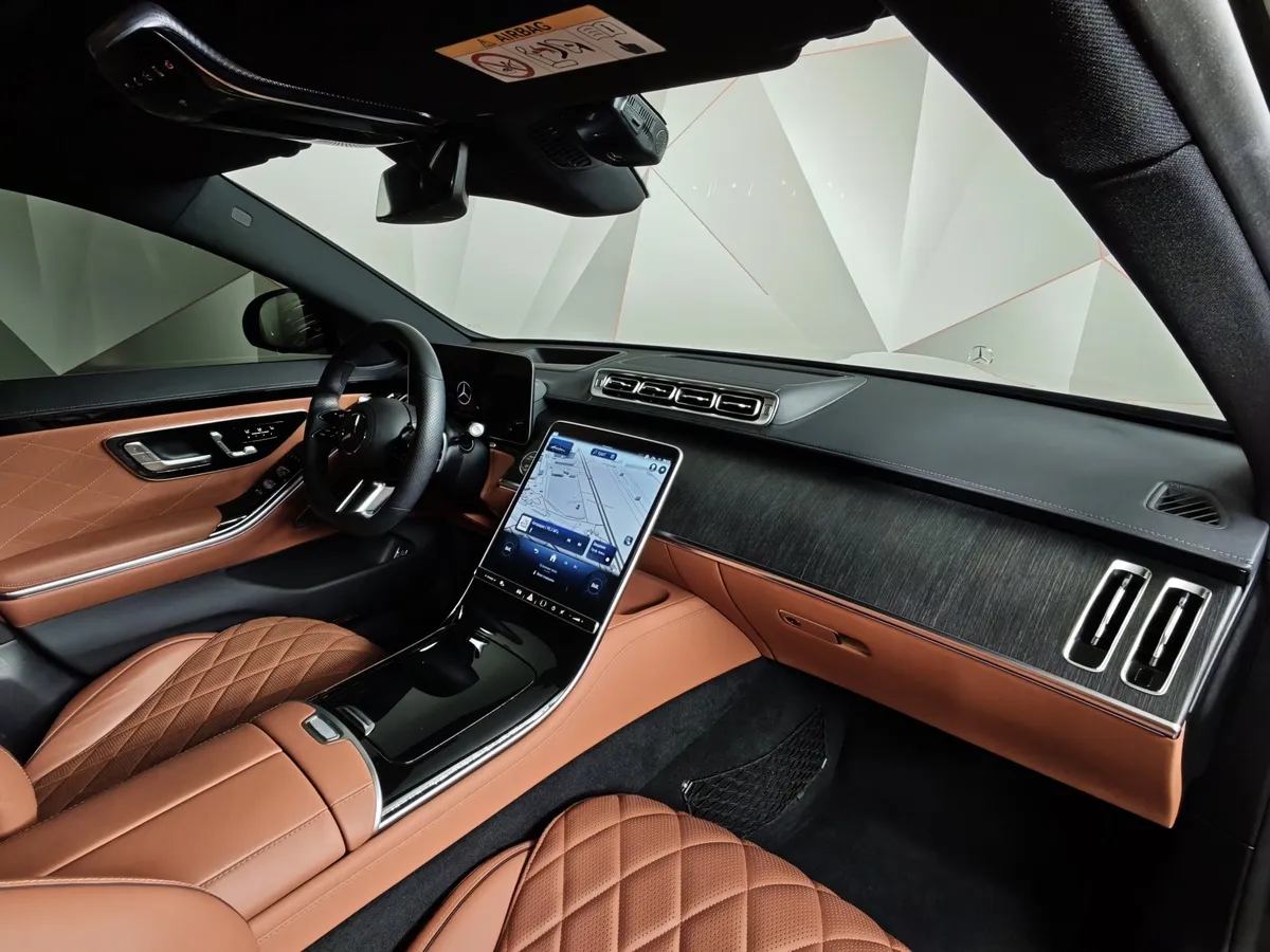 Mercedes-Benz S-Класс S 400 d 9G-Tronic 4Matic (330 л.с.) Premium Черный в АВИЛОН. Слайд №13