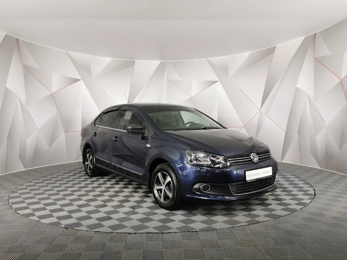 Volkswagen Polo 1.6 MT (105 л.с.) Comfortline Синий в АВИЛОН. Слайд №3