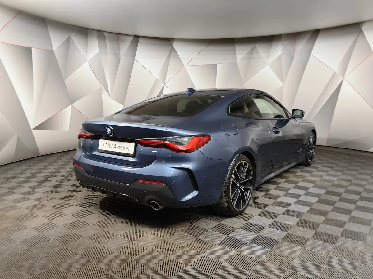 BMW 4 серия 420i AT (184 л.с.) M Sport Pure Синий в АВИЛОН. Слайд №2