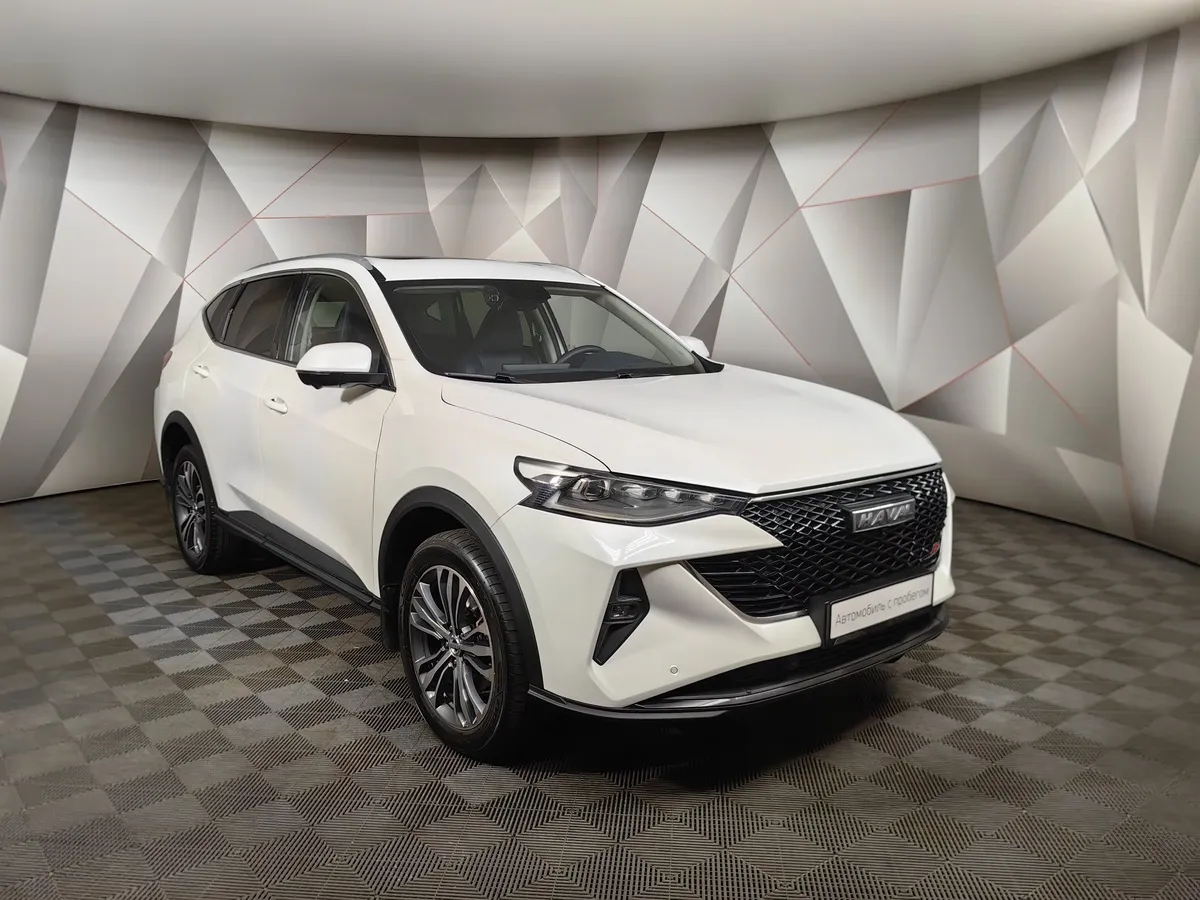 Haval F7 2.0 AT 4WD (190 л.с.) Premium Белый в АВИЛОН. Слайд №3