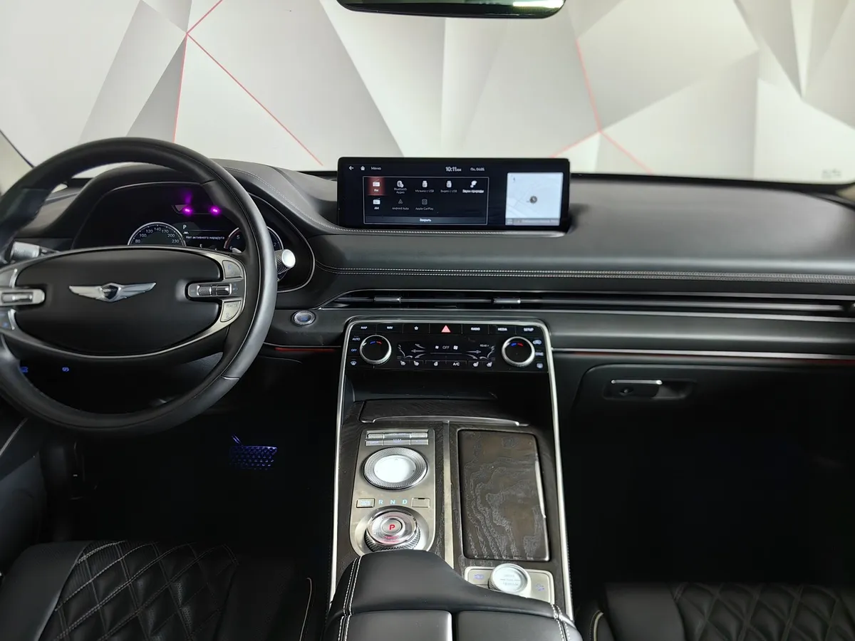 Genesis GV80 3.0D VGT 8AT 4WD 7 мест (249 л.с.) Elite Черный в АВИЛОН. Слайд №15