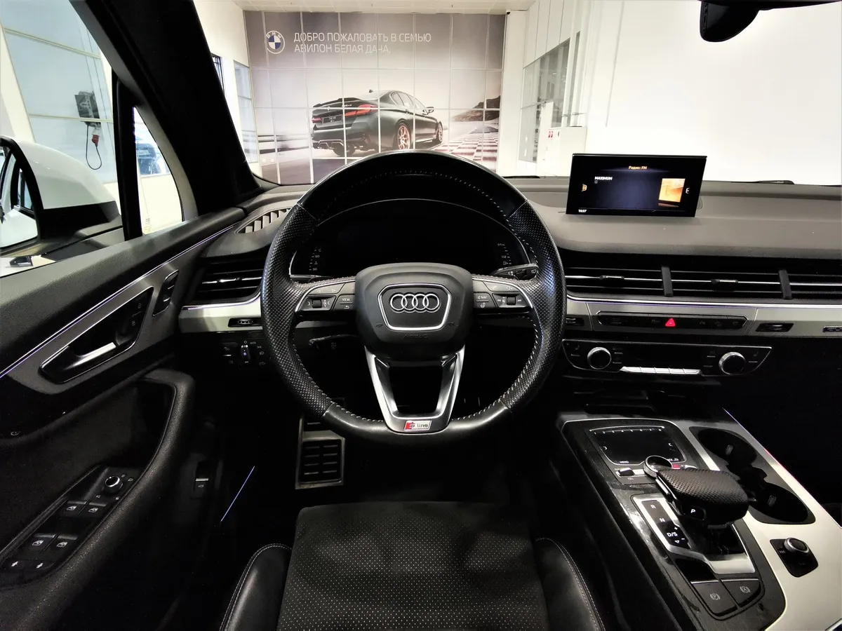 Audi Q7 3.0 TDI Tiptronic quattro (249 л.с.) Белый в АВИЛОН. Слайд №19