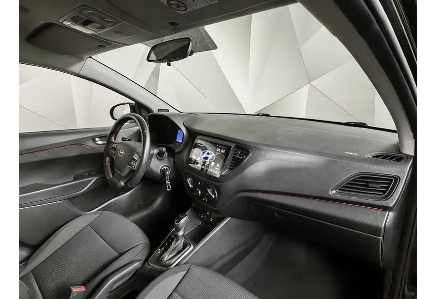 Hyundai Solaris 1.6 AT (123 л.с.) Comfort Черный в АВИЛОН. Слайд №13