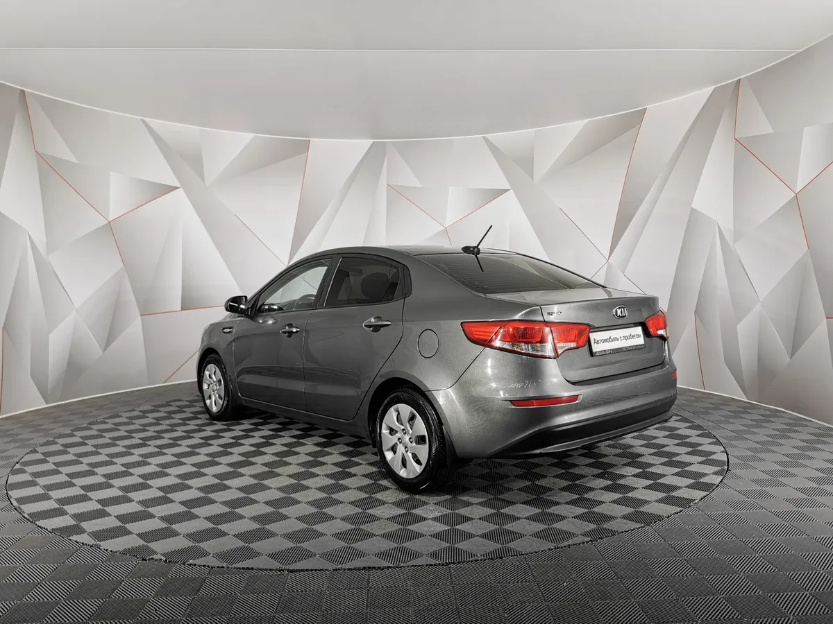 Kia Rio 1.6 AT (123 л.с.) Luxe Серый в АВИЛОН. Слайд №4