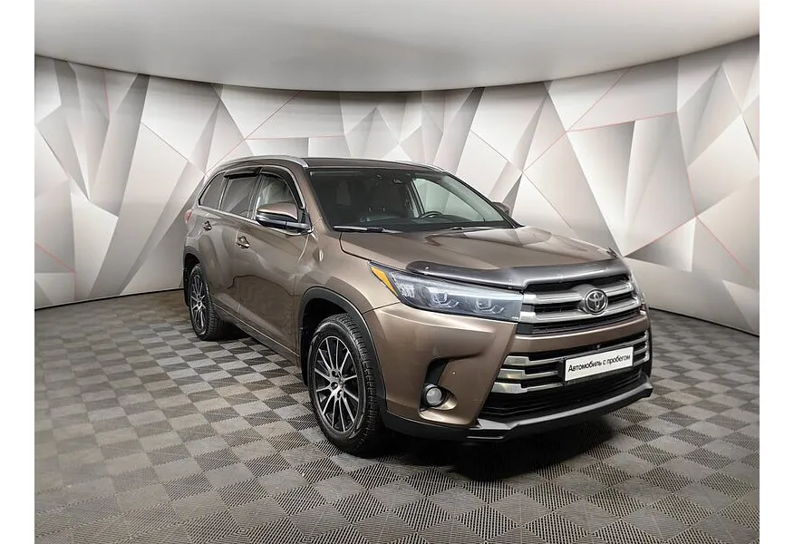 Toyota Highlander 3.5 AT AWD (249 л.с.) Престиж Коричневый в АВИЛОН. Слайд №3
