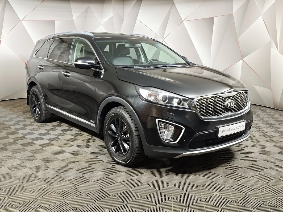 Kia Sorento 3.5 AT AWD (249 л.с.) Premium Черный в АВИЛОН. Слайд №3