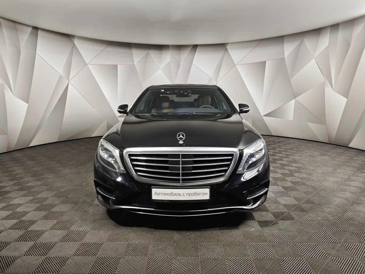 Mercedes-Benz S-Класс S 500 7G-Tronic Plus 4Matic длинная база (455 л.с.) Черный в АВИЛОН. Слайд №7