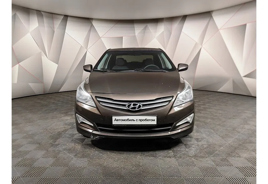Hyundai Solaris 1.6 AT (123 л.с.) Super Series 1 Коричневый в АВИЛОН. Слайд №7