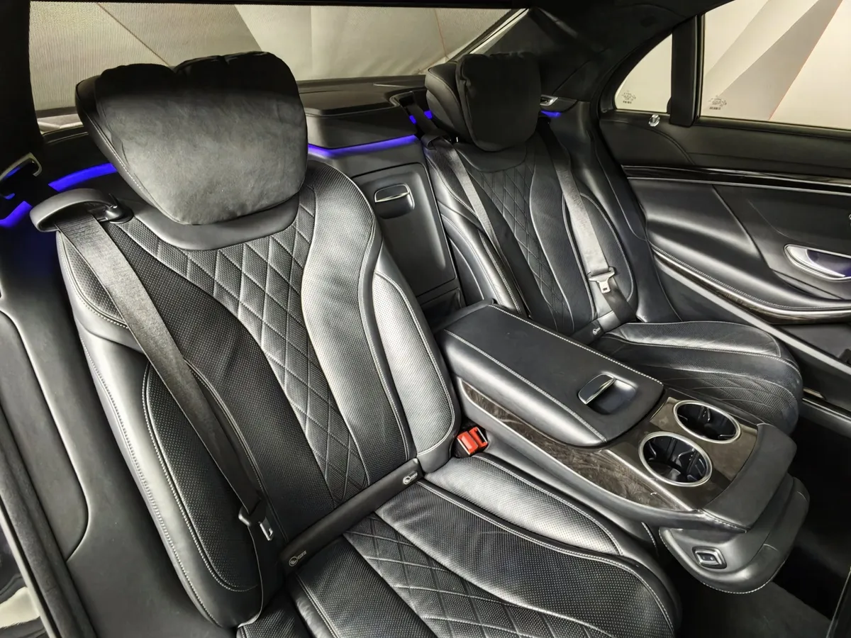 Mercedes-Benz S-Класс S 500 7G-Tronic Plus 4Matic длинная база (455 л.с.) Черный в АВИЛОН. Слайд №16