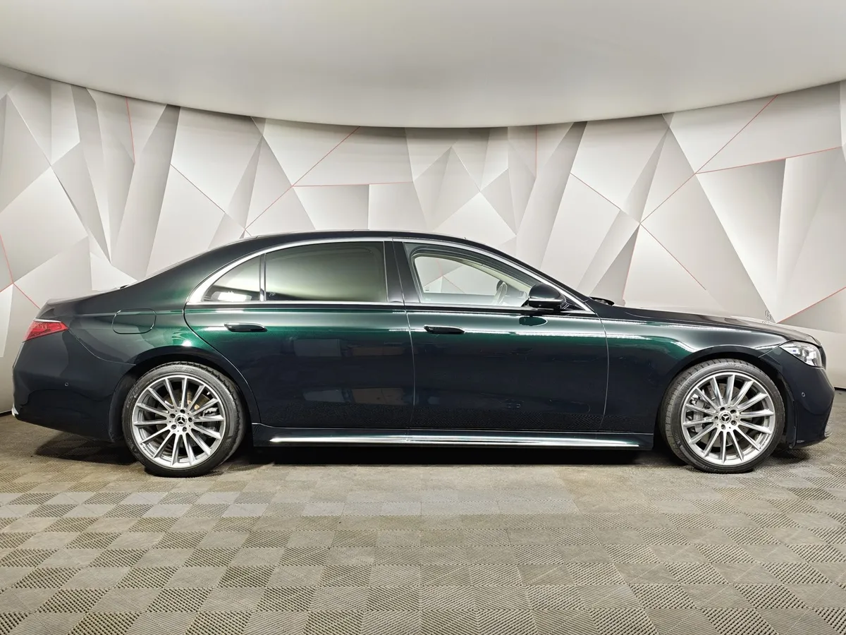 Mercedes-Benz S-Класс S 450 9G-Tronic 4Matic (367 л.с.) Зеленый в АВИЛОН. Слайд №6