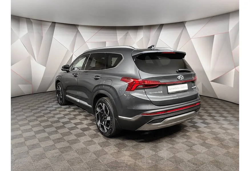 Hyundai Santa Fe 2.2 (200 л.с.) CRDi - 8AT High-Tech + Exclusive Зеленый в АВИЛОН. Слайд №4