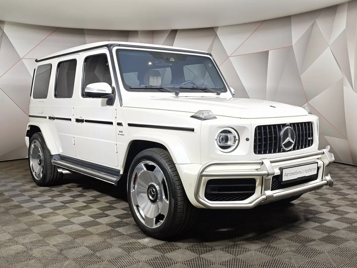 Mercedes-Benz G-Класс G 63 AMG Speedshift Plus 9G-Tronic (571 л.с.) Белый в АВИЛОН. Слайд №3