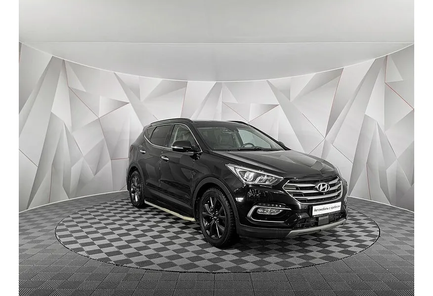 Hyundai Santa Fe 2.2 CRDi AWD 8AT (200 л.с.) High-Tech Exclusive Черный в АВИЛОН. Слайд №3