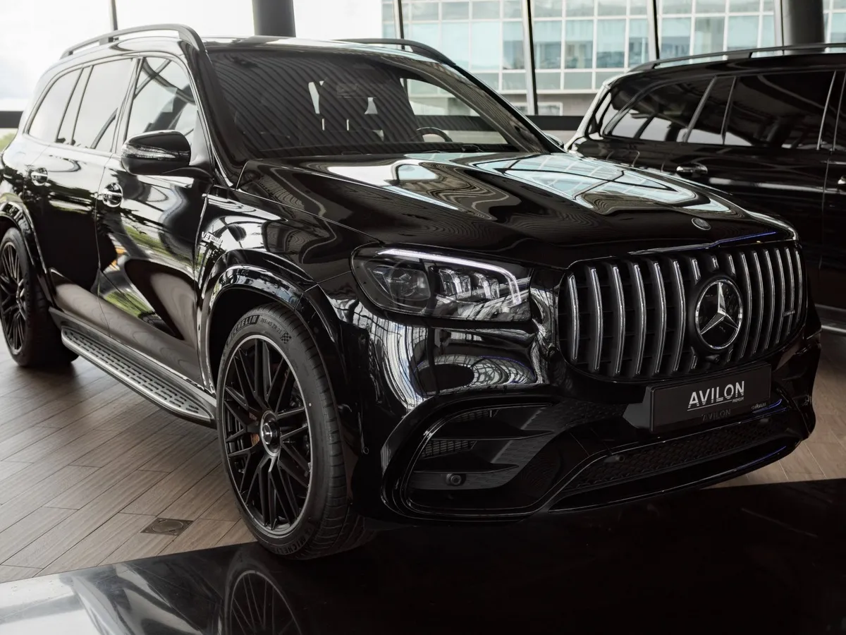 Mercedes-Benz GLS 63 4MATIC PLUS 9G-TRONIC (612 л.с.) Черный в АВИЛОН. Слайд №2