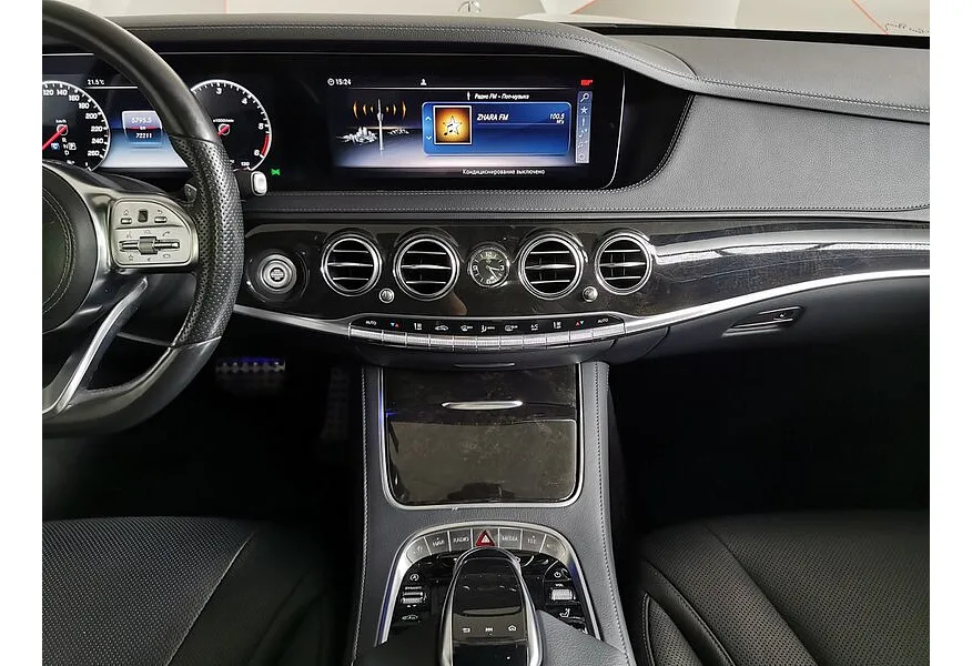 Mercedes-Benz S-Класс S 350 d 9G-Tronic 4Matic длинная база (249 л.с.) Черный в АВИЛОН. Слайд №15