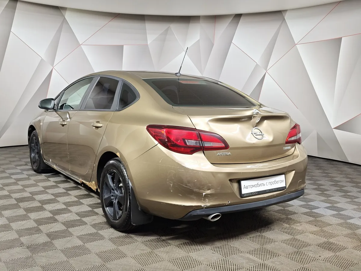 Opel Astra 1.4 Turbo AT (140 л.с.) Бежевый в АВИЛОН. Слайд №4