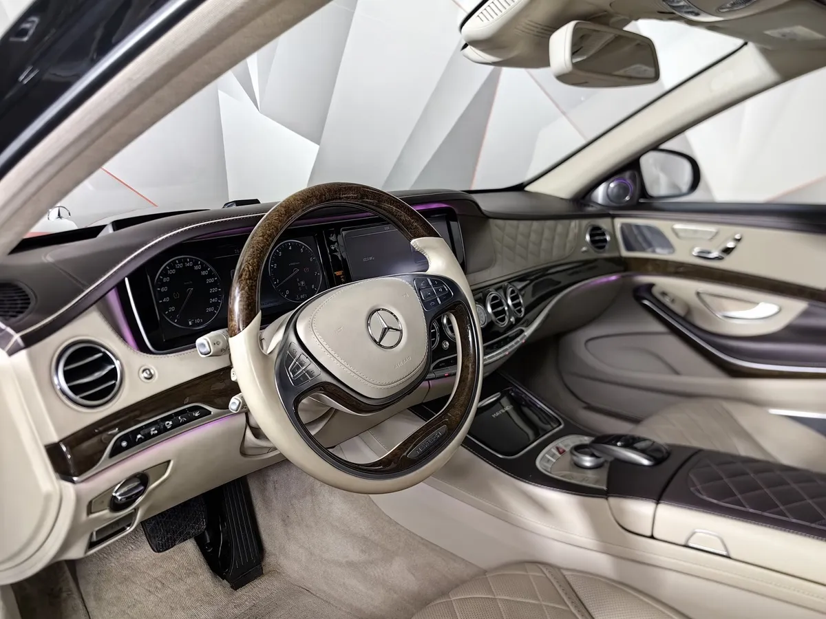 Mercedes-Benz S-Класс S 500 9G-Tronic Plus 4Matic (455 л.с.) Черный в АВИЛОН. Слайд №16