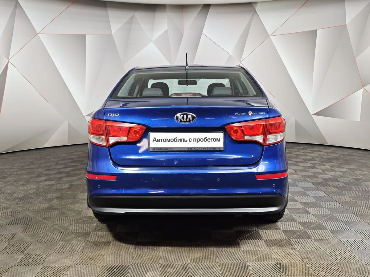 Kia Rio 1.6 6MT (123 л.с.) Синий в АВИЛОН. Слайд №8