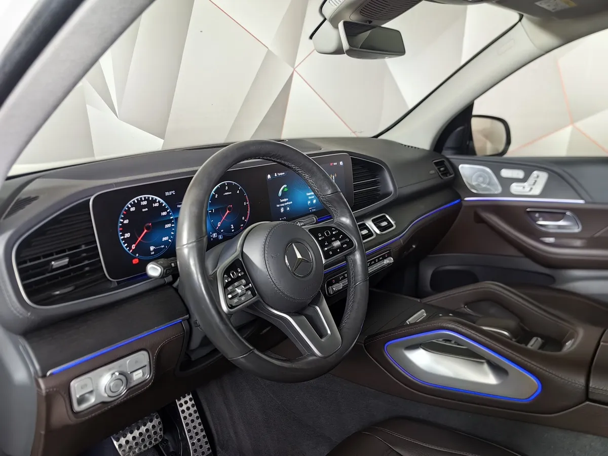 Mercedes-Benz GLS 400 d 9G-TRONIC 4Matic (330 л.с.) Premium Белый в АВИЛОН. Слайд №19