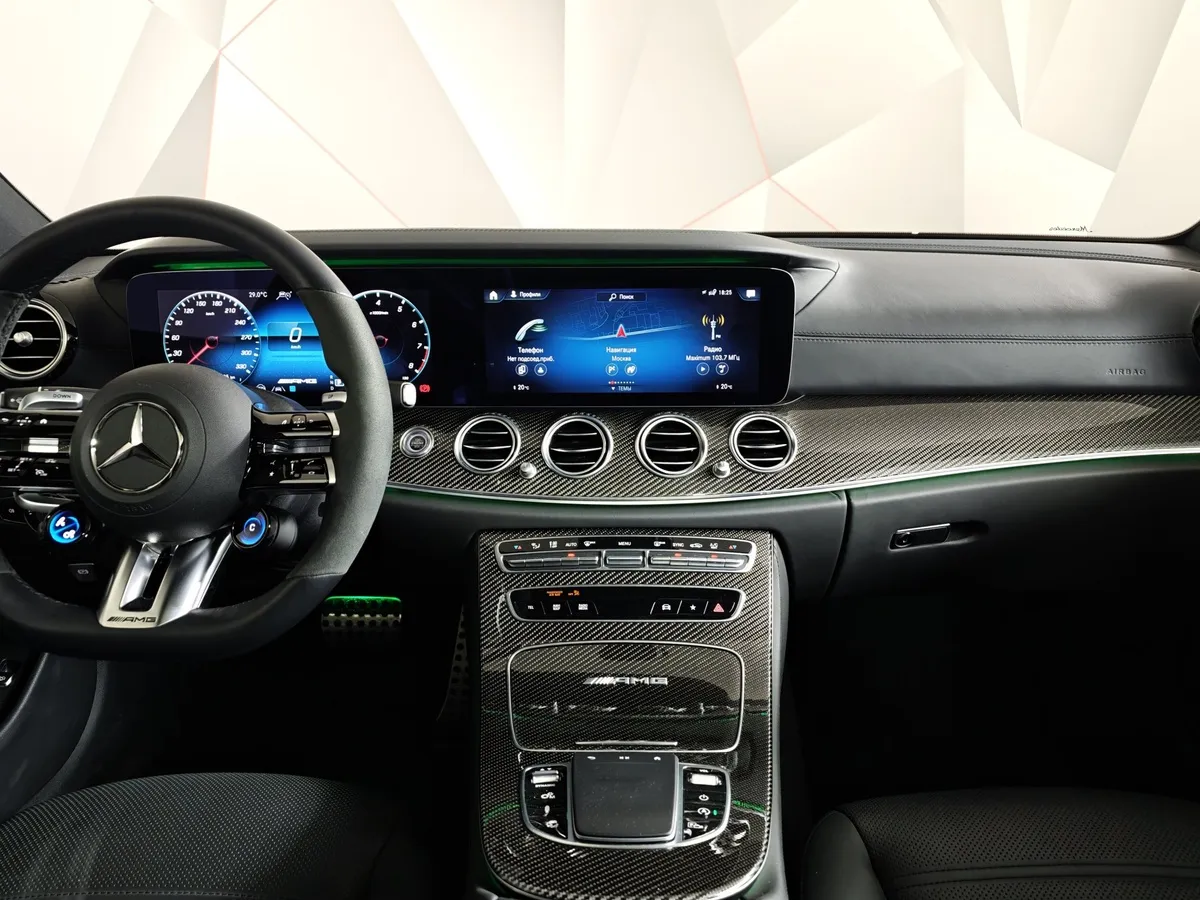 Mercedes-Benz E-Класс E 63 S AMG 4MATIC+ 9G-TRONIC (612 л.с.) Синий в АВИЛОН. Слайд №15