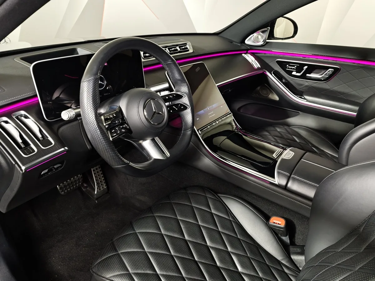 Mercedes-Benz S-Класс S 450 d 9G-TRONIC 4MATIC (330 л.с.) Черный в АВИЛОН. Слайд №19
