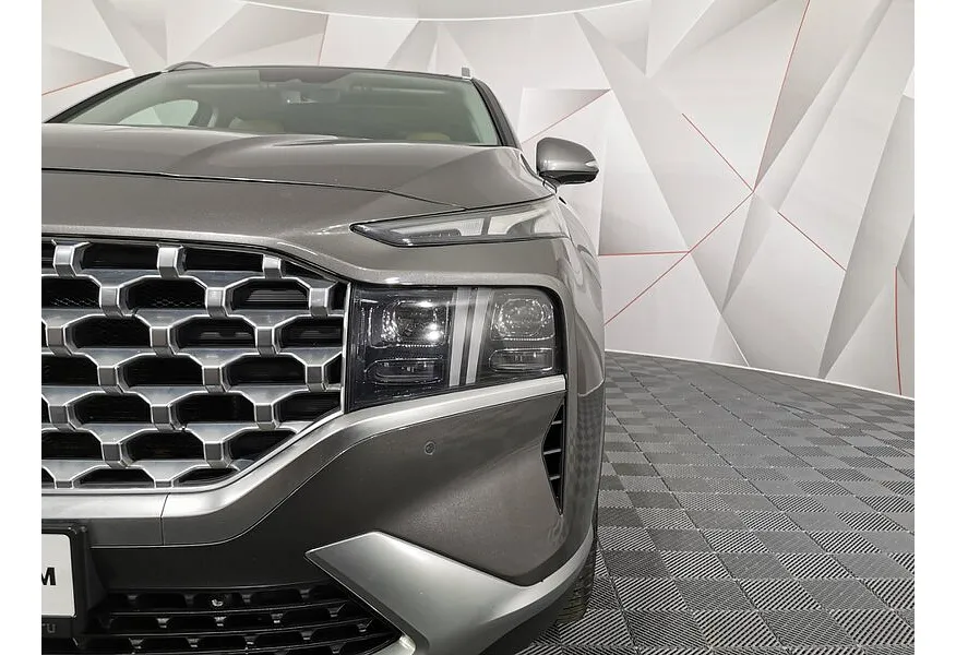 Hyundai Santa Fe 3.5 AWD 8AT (249 л.с.) High-Tech (7 мест) Серый в АВИЛОН. Слайд №10