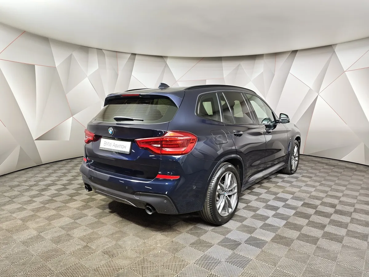 BMW X3 xDrive20d AT (190 л.с.) M Sport Черный в АВИЛОН. Слайд №2