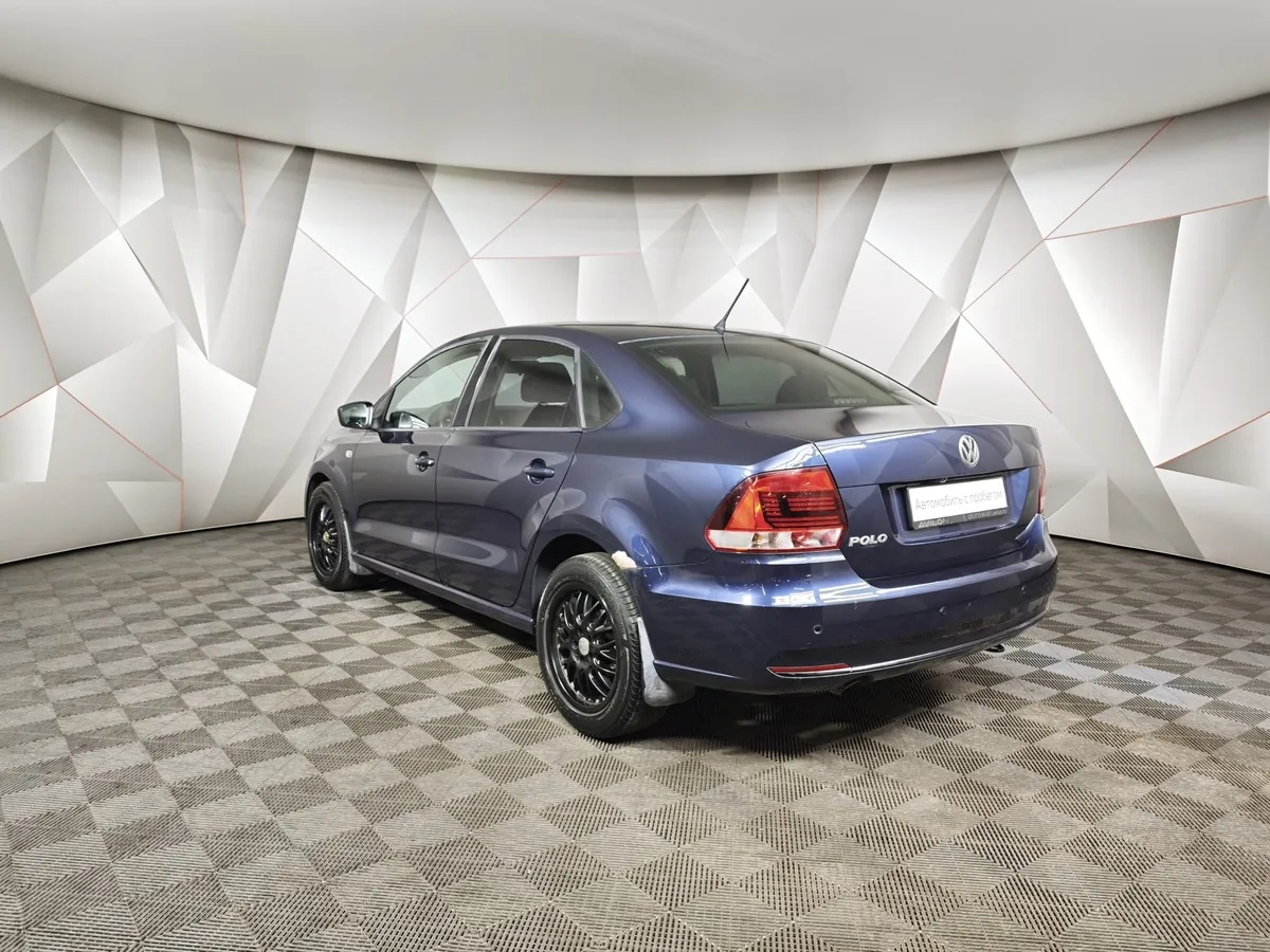 Volkswagen Polo 1.6 Tiptronic (105 л.с.) Comfortline Синий в АВИЛОН. Слайд №4