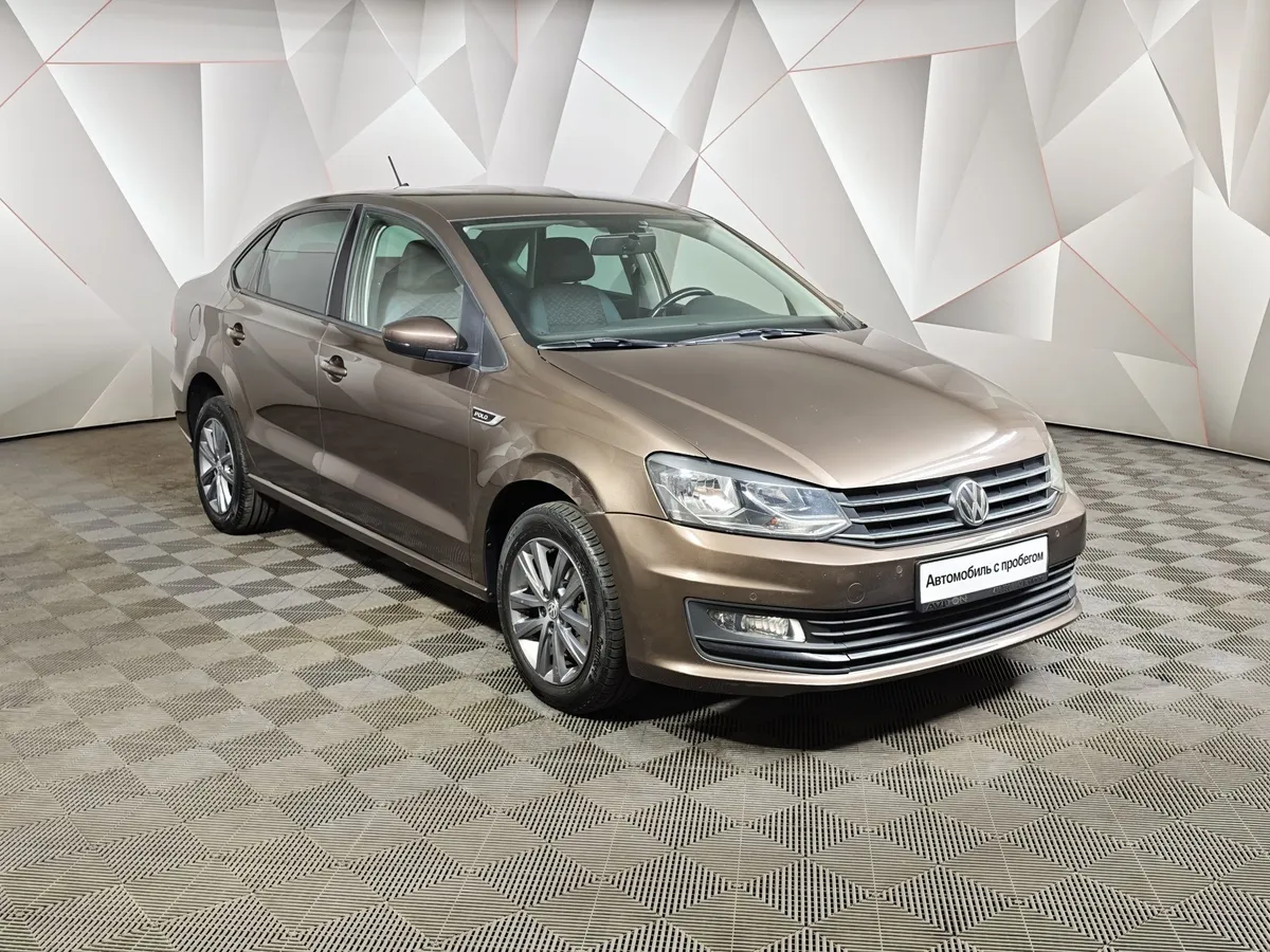 Volkswagen Polo 1.6 MPI AT (110 л.с.) Comfortline Коричневый в АВИЛОН. Слайд №3