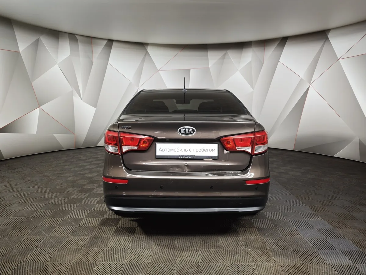 Kia Rio 1.6 AT (123 л.с.) Prestige Коричневый в АВИЛОН. Слайд №8
