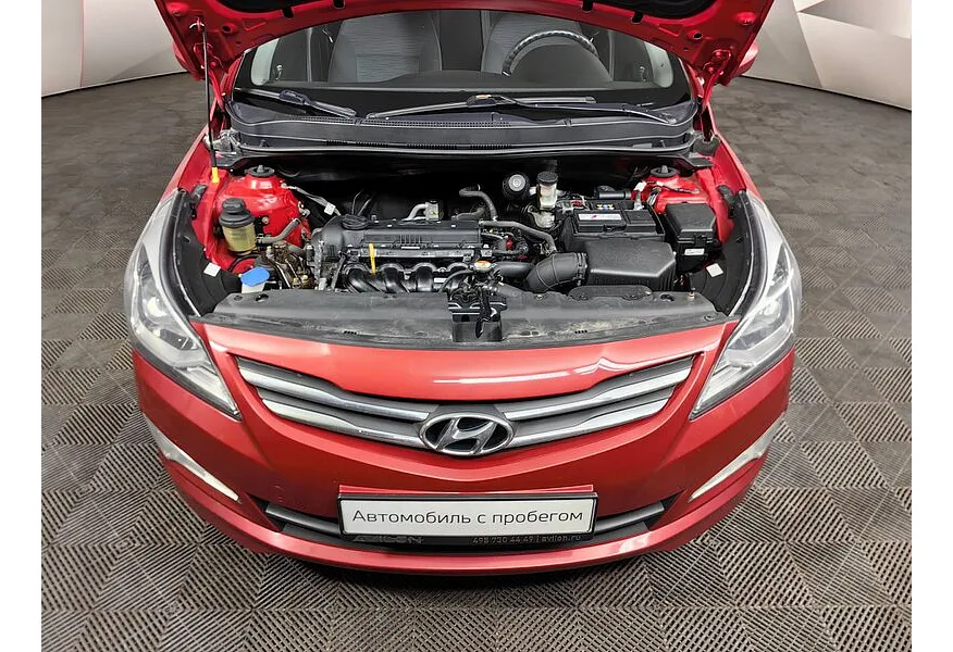 Hyundai Solaris 1.6 MT (123 л.с.) Comfort Красный в АВИЛОН. Слайд №11