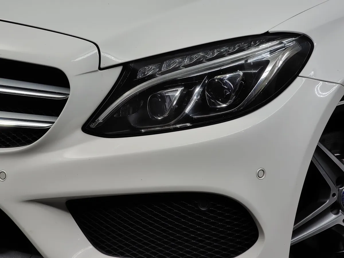Mercedes-Benz C-Класс C 200 9G-TRONIC 4MATIC (184 л.с.) Особая серия Белый в АВИЛОН. Слайд №10