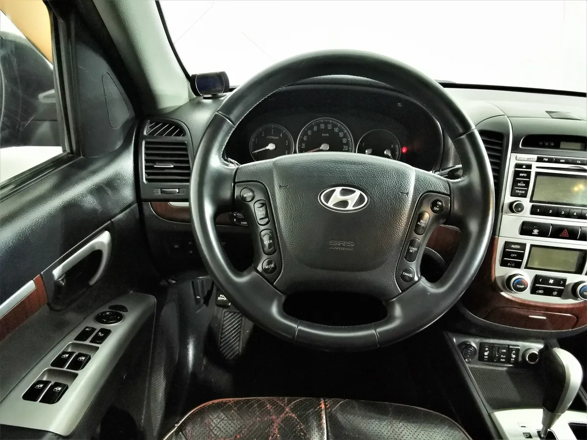 Hyundai Santa Fe 2.2 CRDi AT (153 л.с.) Черный в АВИЛОН. Слайд №19