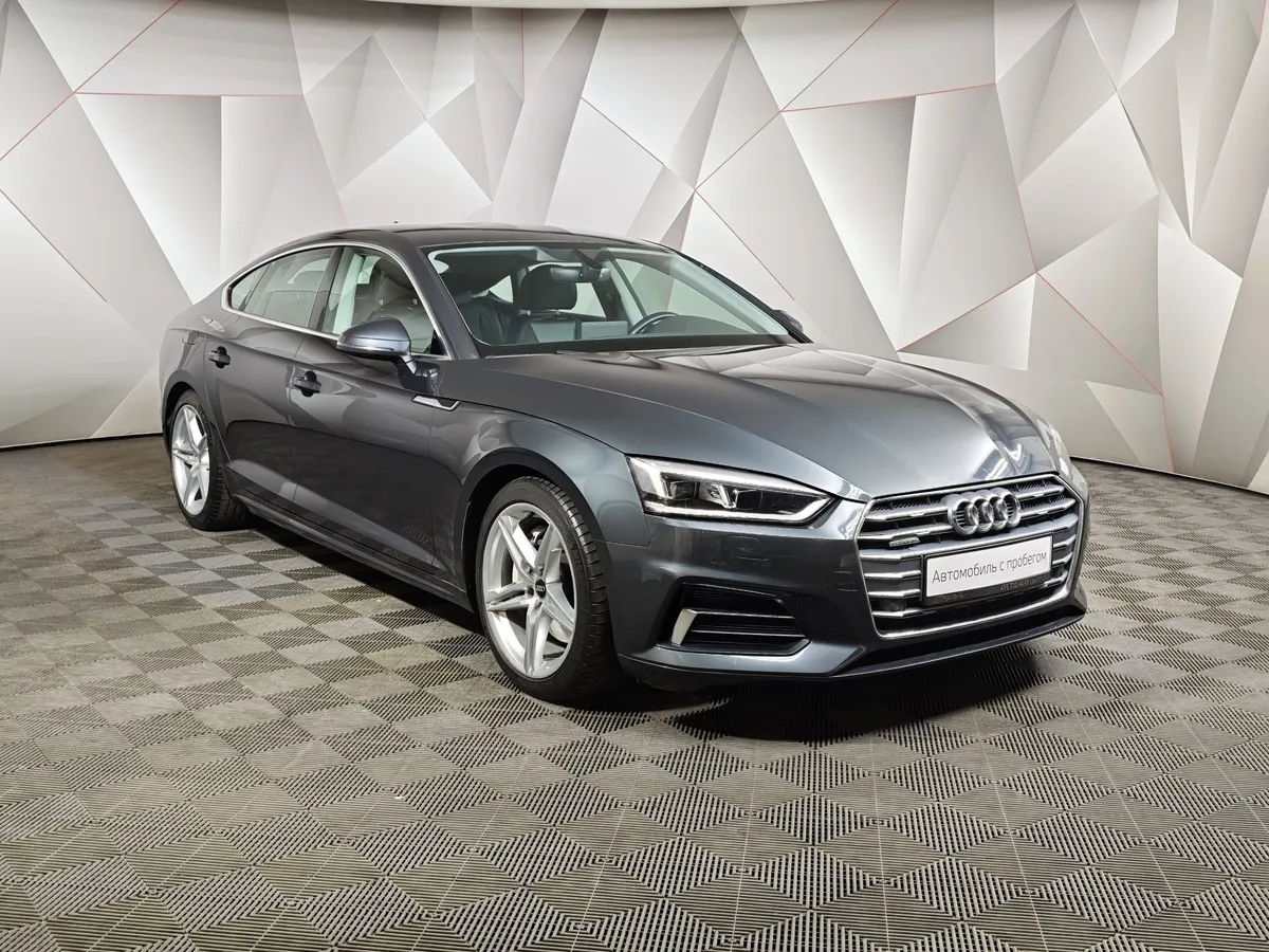 Audi A5 2.0 TFSI S tronic quattro (249 л.с.) Sport Черный в АВИЛОН. Слайд №3
