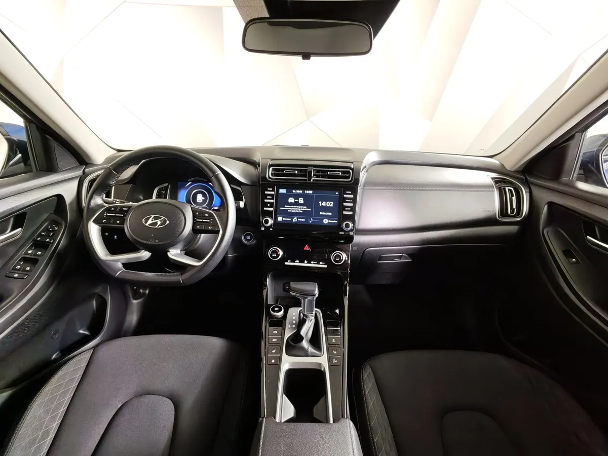 Hyundai Creta 1.6 AT 4WD (121 л.с.) Family Синий в АВИЛОН. Слайд №13