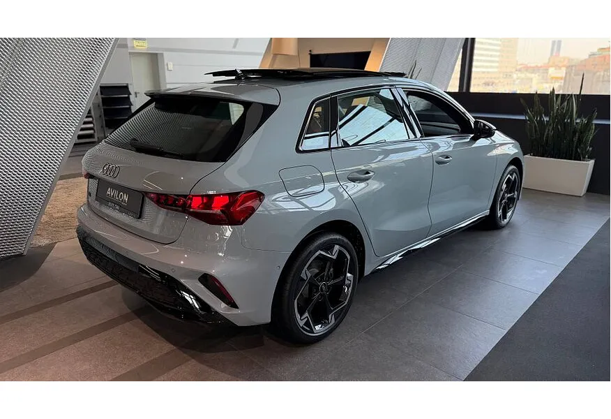 Audi A3 1.5 TFSI AMT (160 л.с.) Серый в АВИЛОН. Слайд №6