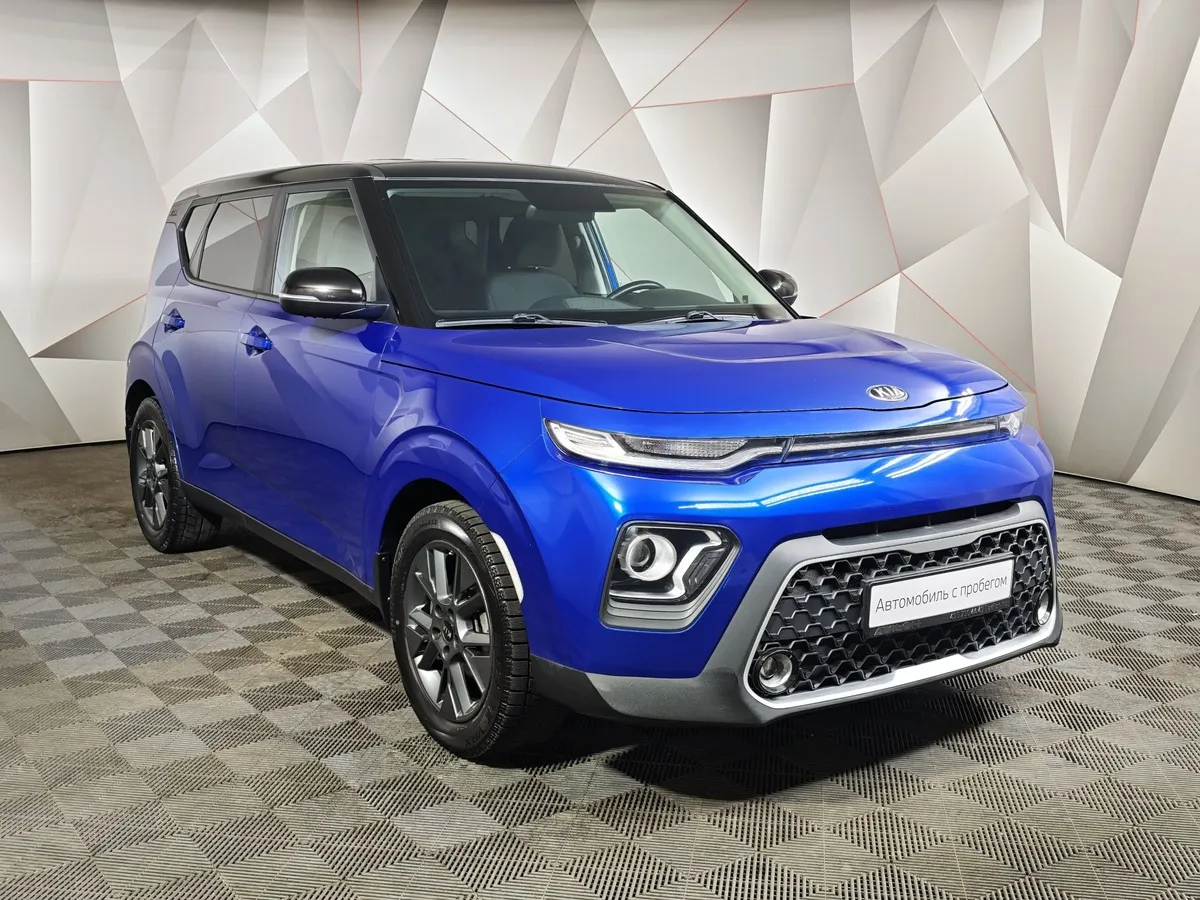 Kia Soul 2.0 MPI AT (150 л.с.) Luxe Синий в АВИЛОН. Слайд №3