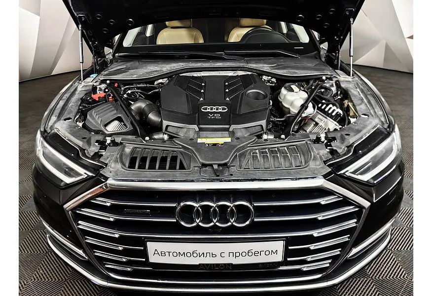 Audi A8 3.0 TFSI L tiptronic quattro (340 л.с.) Черный в АВИЛОН. Слайд №11