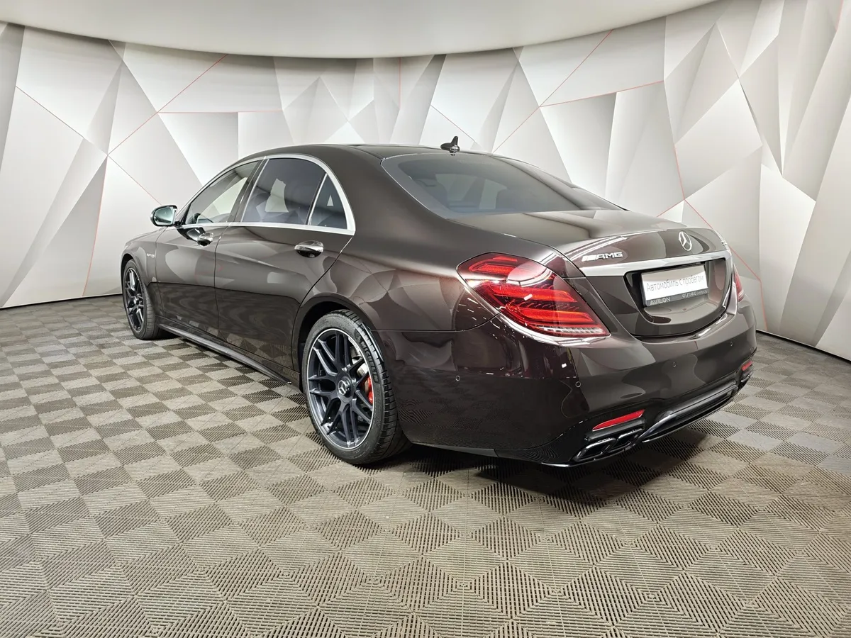 Mercedes-Benz S-Класс S 63 AMG 4Matic Speedshift Plus 7G-Tronic длинная база (585 л.с.) Черный в АВИЛОН. Слайд №4