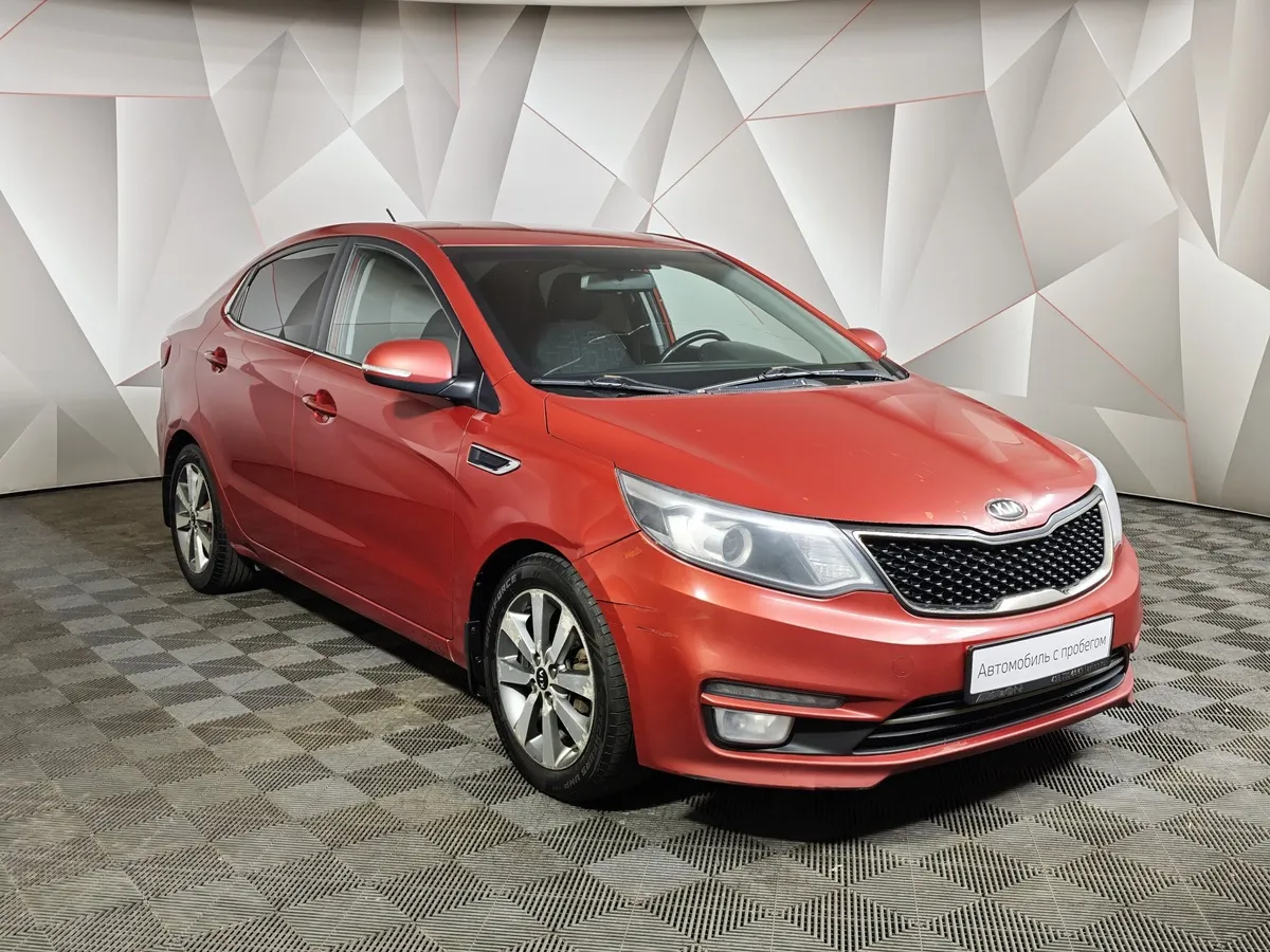 Kia Rio 1.6 AT (123 л.с.) Красный в АВИЛОН. Слайд №3