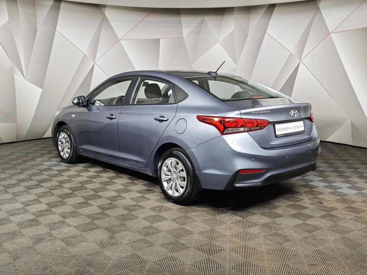 Hyundai Solaris 1.4 AT (100 л.с.) Active Plus Серый в АВИЛОН. Слайд №4
