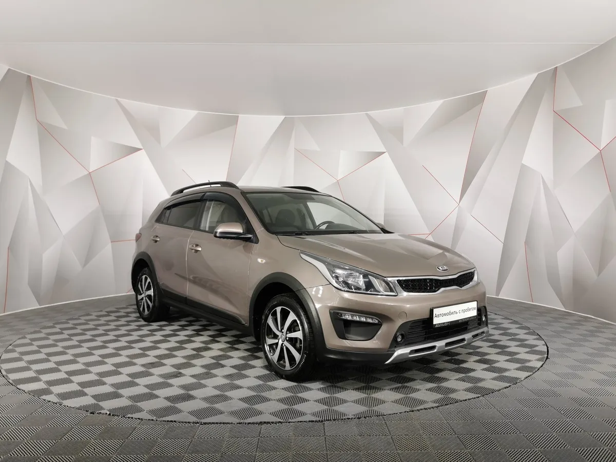 Kia Rio X-Line 1.6 AT (123 л.с.) Luxe Коричневый в АВИЛОН. Слайд №3