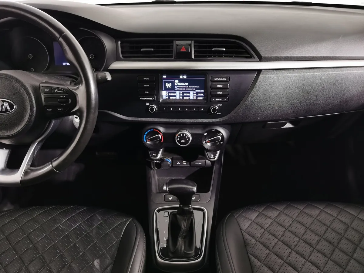 Kia Rio 1.4 AT (100 л.с.) Синий в АВИЛОН. Слайд №14