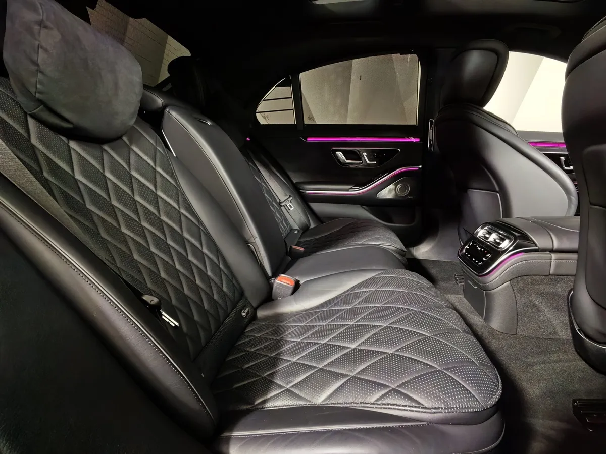 Mercedes-Benz S-Класс S 450 d 9G-TRONIC 4MATIC (330 л.с.) Черный в АВИЛОН. Слайд №16