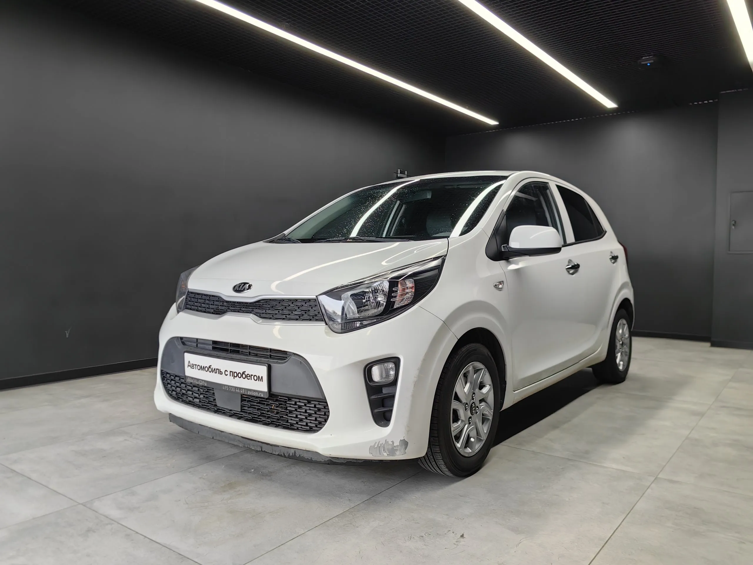 Kia Picanto 1.2 AT (84 л.с.) Comfort Белый в Москве № ТИ-UY41425. Купить  Kia Picanto III Автомат Бензиновый с пробегом 102731 км. Цена 1198000