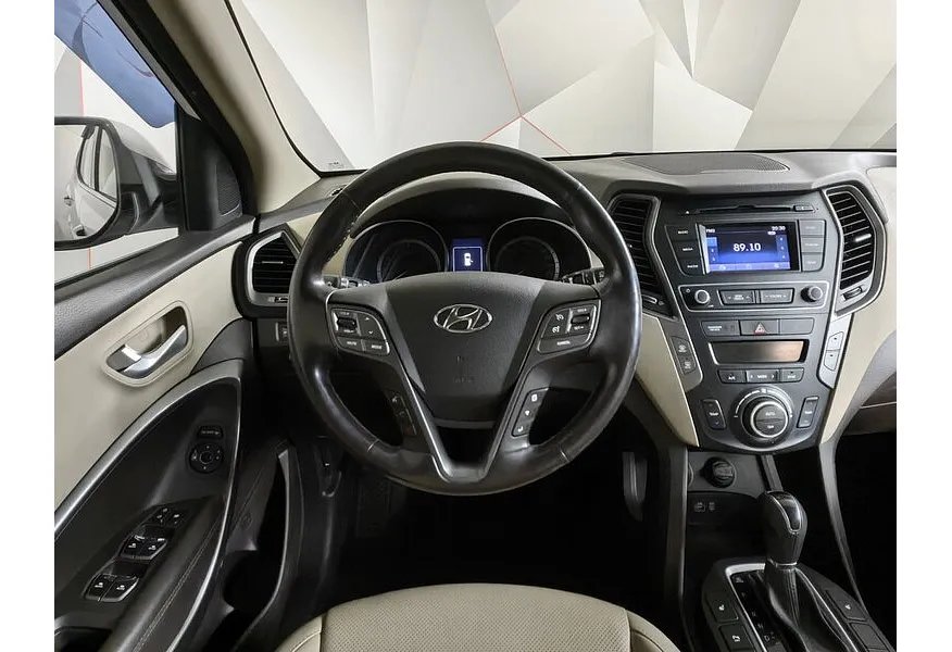 Hyundai Santa Fe 2.4 AT AWD (171 л.с.) Dynamic Белый в АВИЛОН. Слайд №19