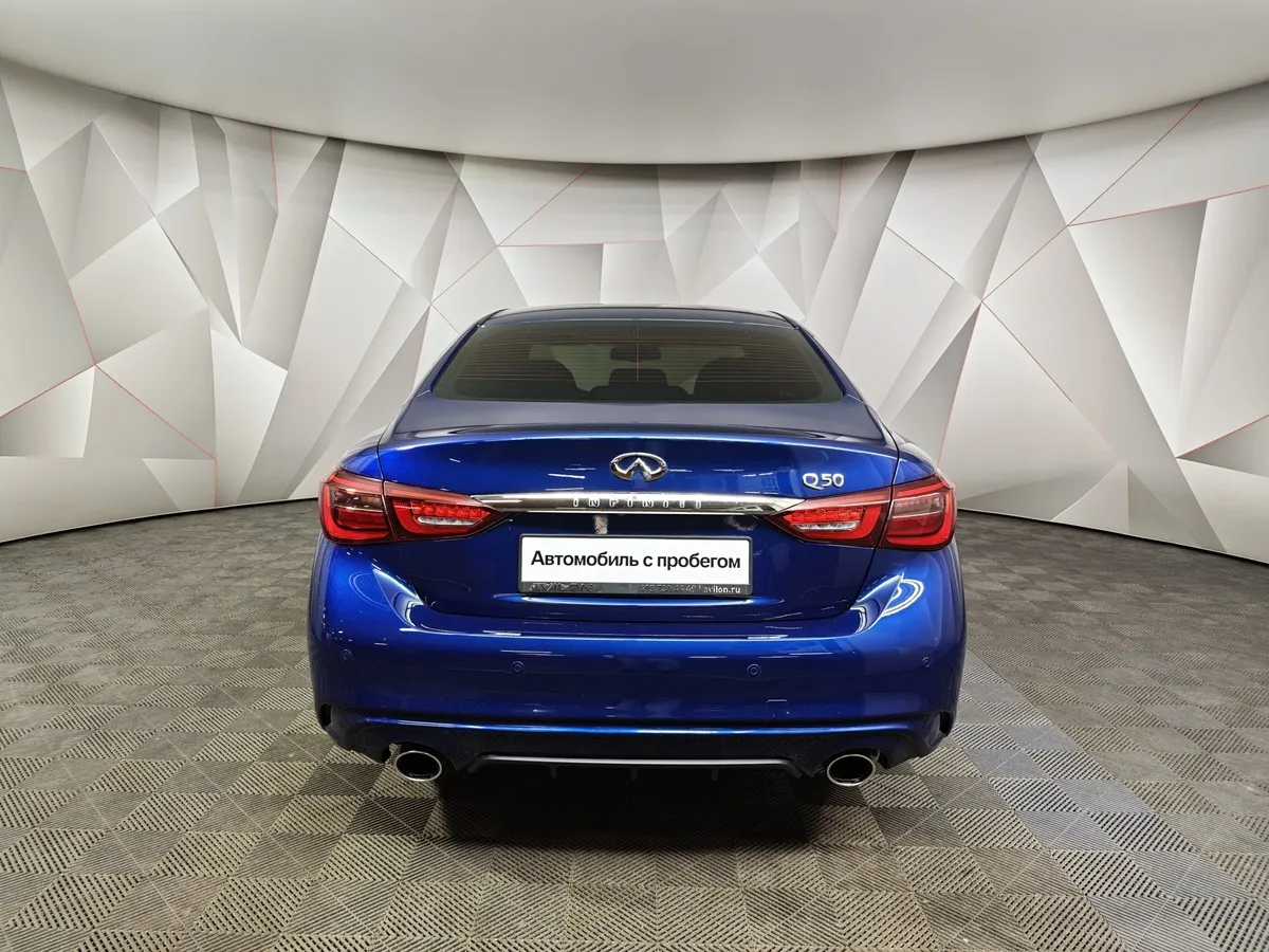 Infiniti Q50 2.0 T AT (211 л.с.) Синий в АВИЛОН. Слайд №8