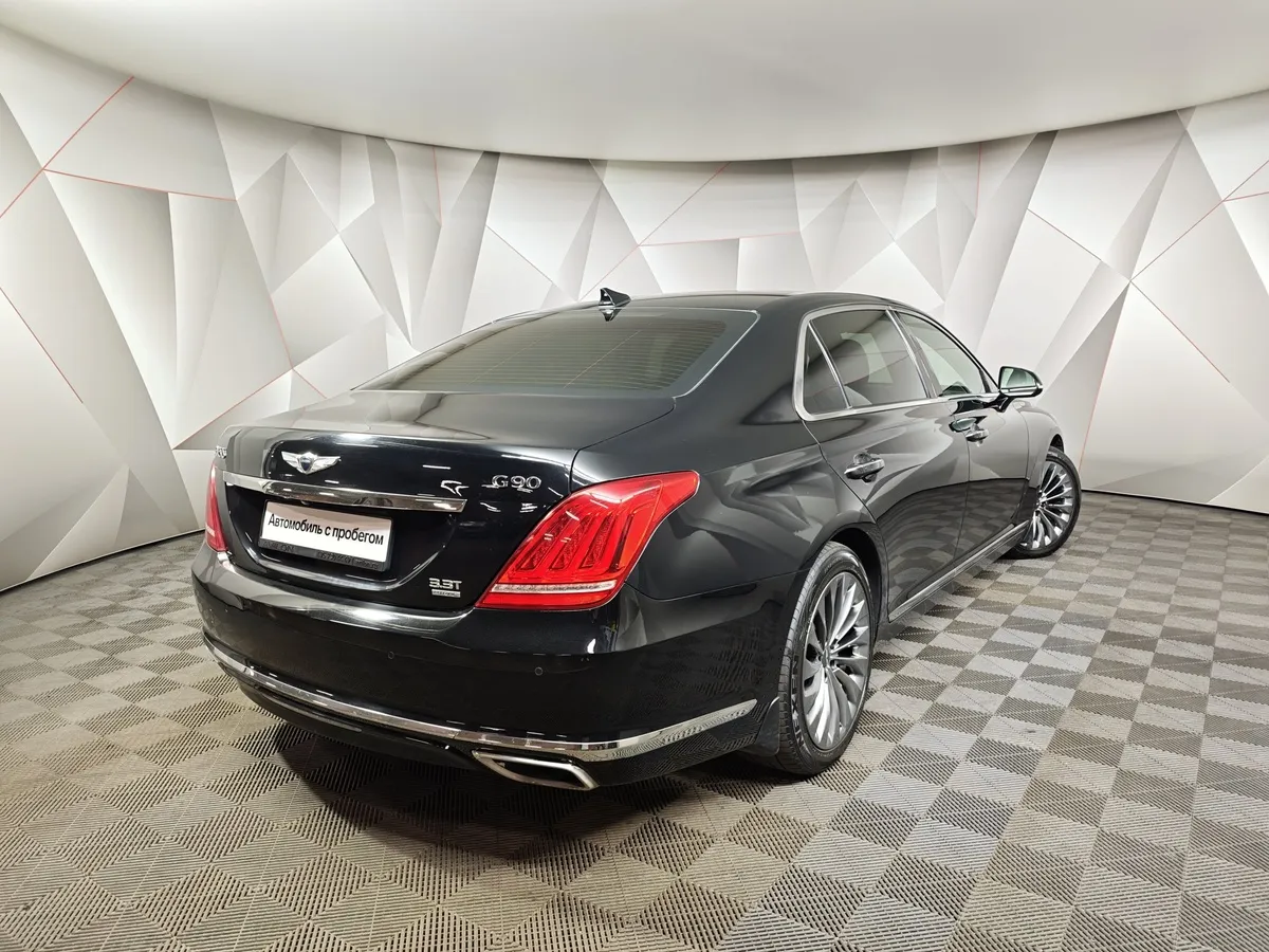Genesis G90 3.3 T-GDI AT AWD (5 мест) (370 л.с.) Elite Черный в АВИЛОН. Слайд №2