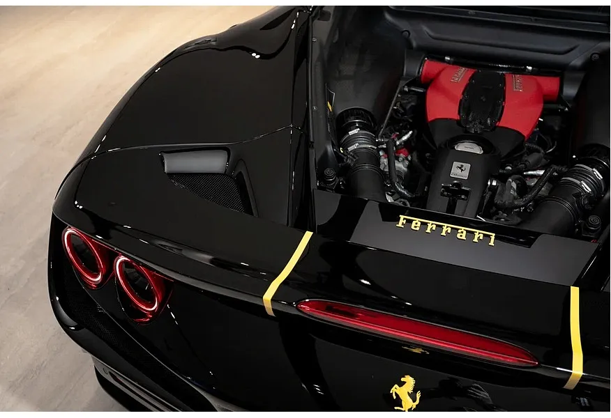 Ferrari F8 Tributo 3.9 V8 TURBO (720 л.с.) Черный в АВИЛОН. Слайд №10